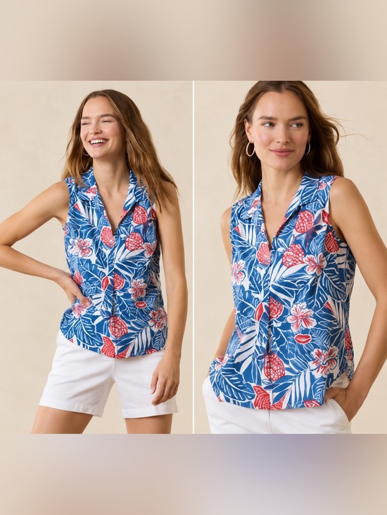 Tommy Bahama Tops - Tommy Bahama Nova Wave Coco Bay Sleeveless Top Size S